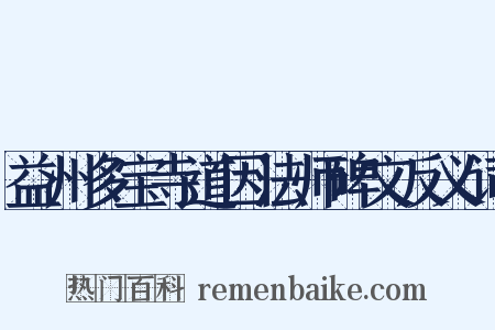 益州多宝寺道因法师碑文反义词是什么意思的图片